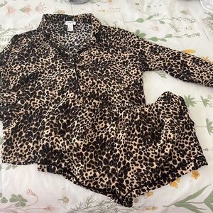 Sexy and Cute Leopard PJ Set